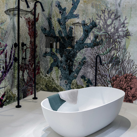 Instabilelab fürdőszobai tapéta